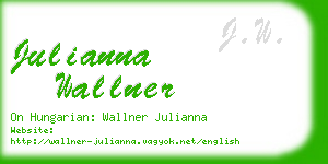 julianna wallner business card